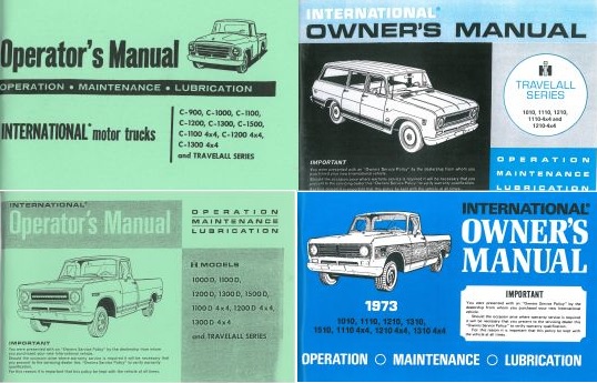 Shop 1964-75 Light Duty A, B, C, D Series Owner & Operator Manuals Now